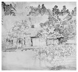 作品画像：島の果樹園（下絵）